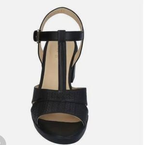 WOMEN"S BARKER COMFORT ADJUSTABLE BUCKLE ANKLE STRAP OPEN TOE SANDAL